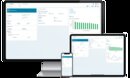 A cross-device view of SYSPRO's inventory query capabilities. Pictured is a breakdown of  the item, pricing, stock level, links and queries like period closing balance.