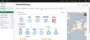 Sage X3 Financial manager map showing finance processes and management tools.